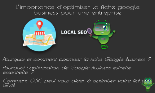 L’importance d’optimiser la fiche google business