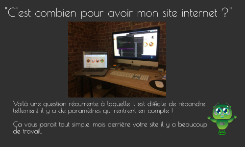 C'est combien pour avoir mon site internet ?