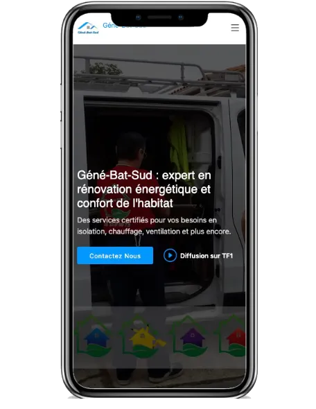 Site Vitrine - Géné-Bat-Sud