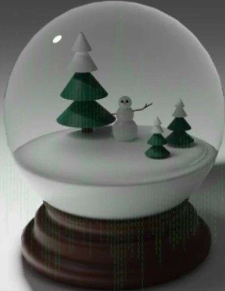 Boule Noël : Animation 3D