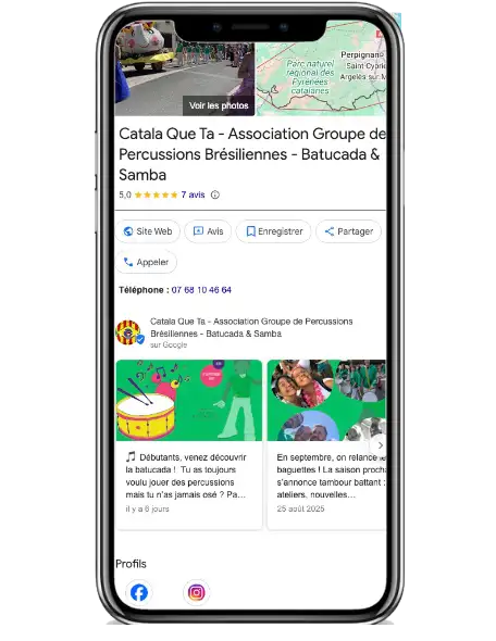 Gestion Google Business - Asso Catala Que Ta