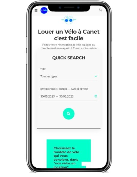 Refonte de Site internet - Justbike