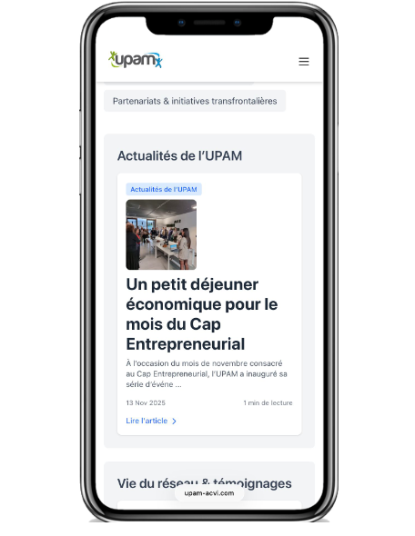 Refonte totale site - UPAM